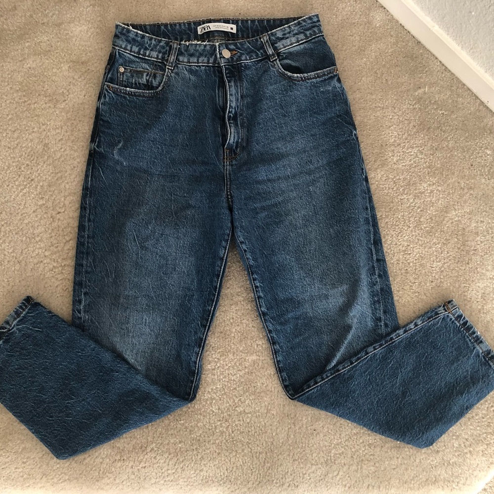 Zara High Waist Jeans 8